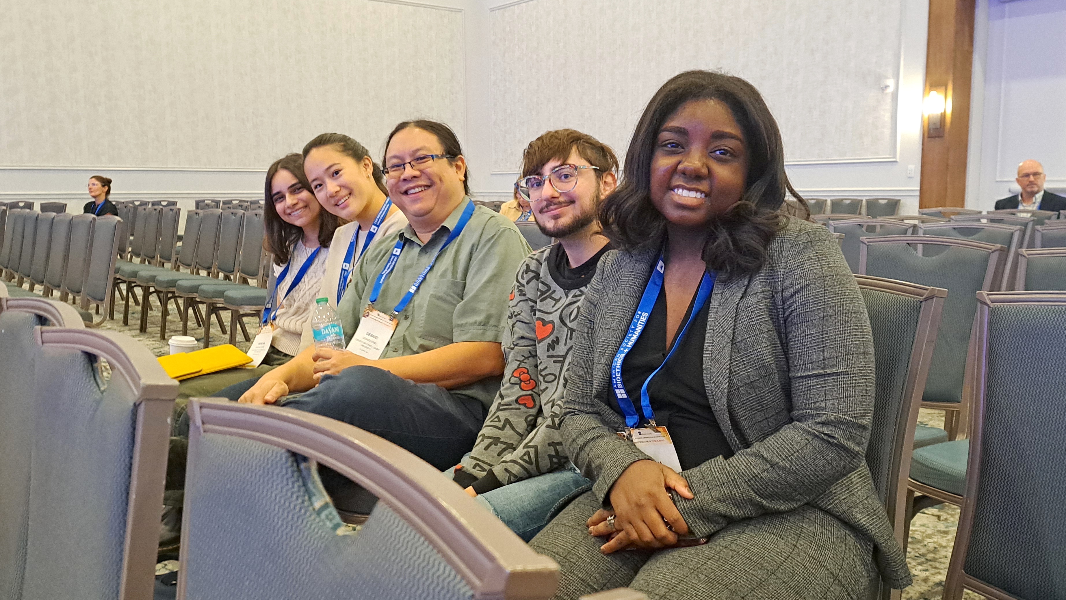 Some of the 2024 CUSP students and lead faculty member Dr. Gerard Vong at a conference session at the the 26th Annual Conference of the American Society for Bioethics and Humanities in St. Louis, Missouri.