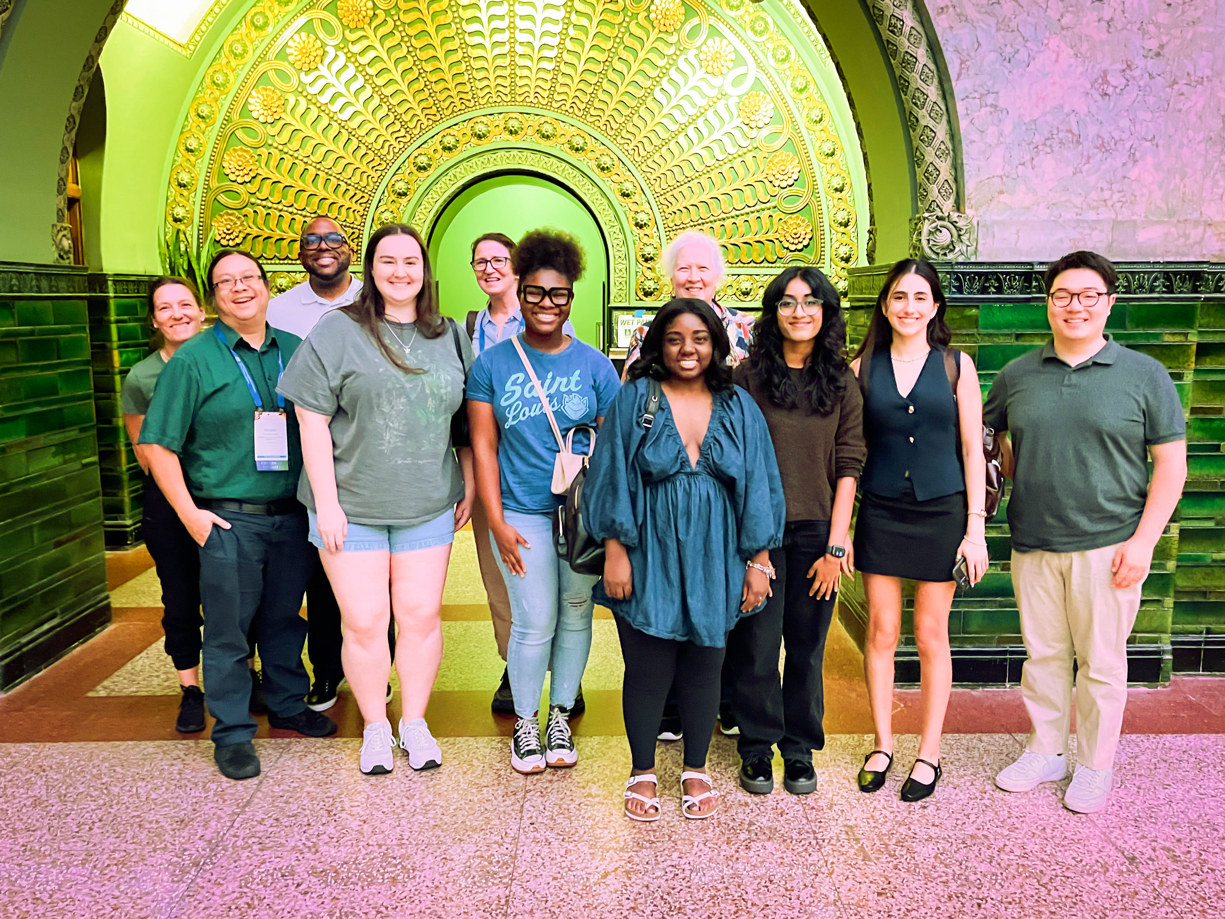 Some of the 2024 CUSP students, alumni, mentors and sponsors at the 26th Annual Conference of the American Society for Bioethics and Humanities in St. Louis, Missouri. 