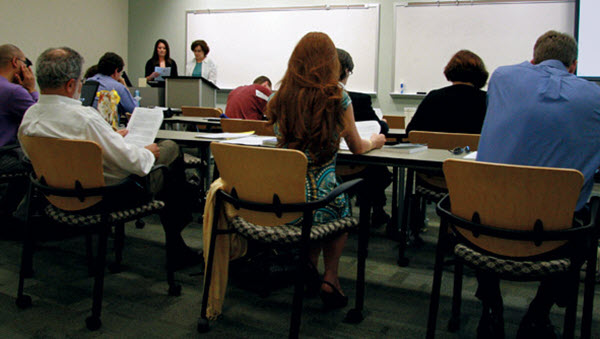 students in classroom